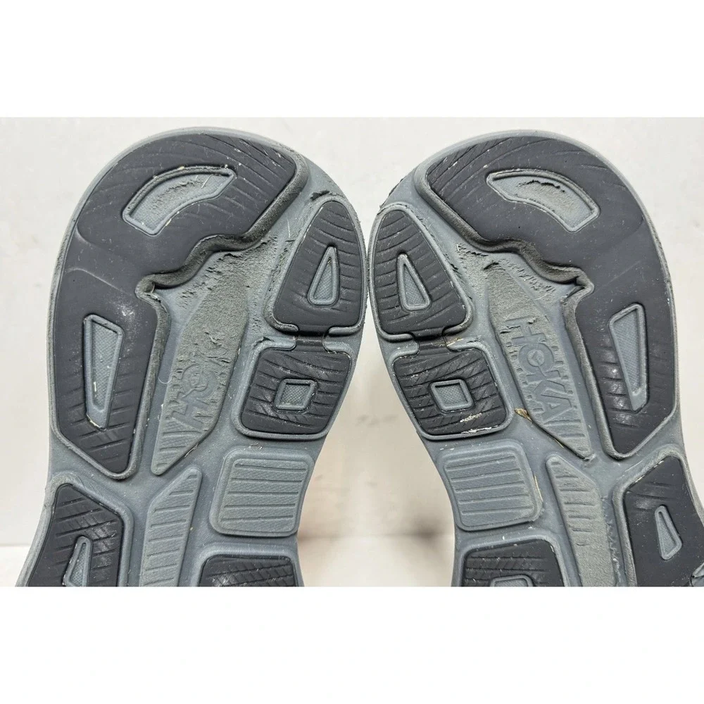 Hoka One One Bondi 9 Mens Size 13 D Gray Green Stardust Outer Orbit 1162011-SSTT
